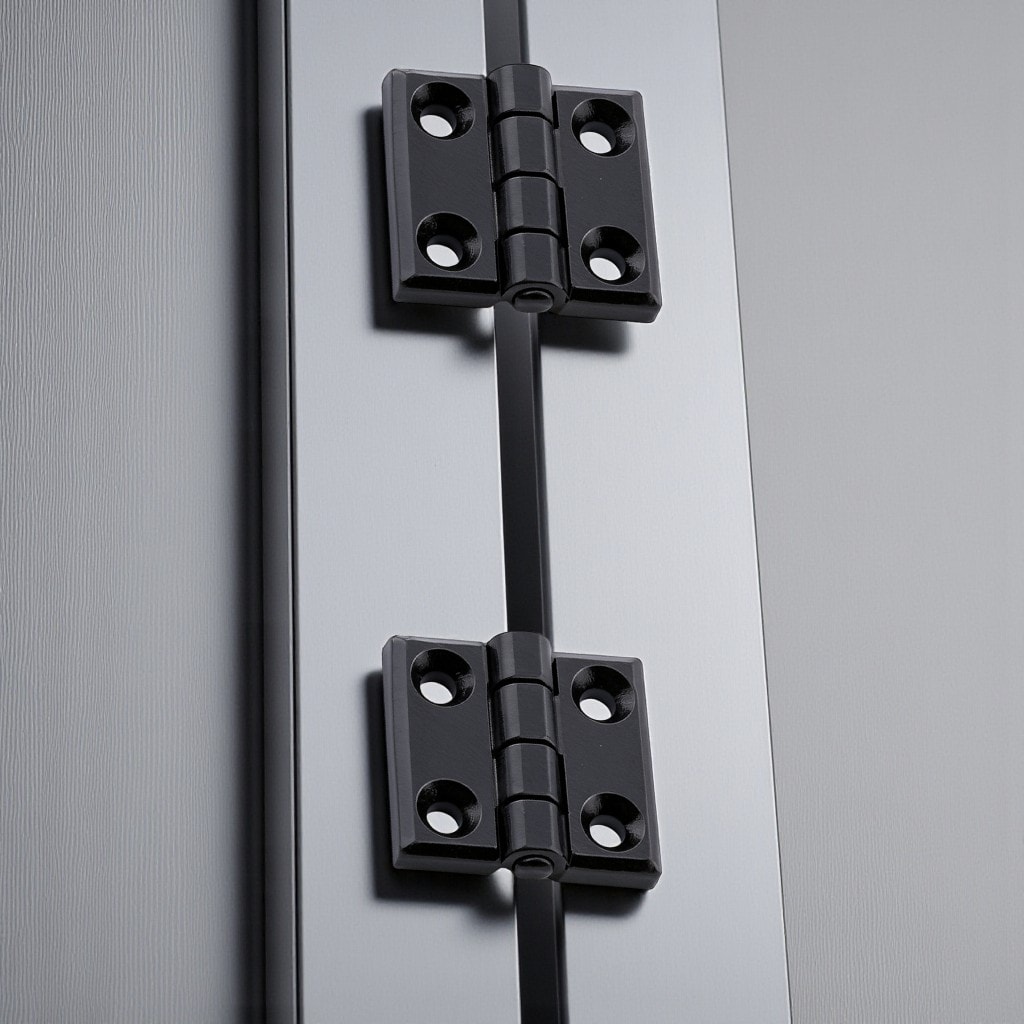Metal Mini Yaprak Menteşe 30X30MM Dayanıklı Mobilya Kapı Dolap Çekmece Kapak Aksesuar Bağlantı Siyah