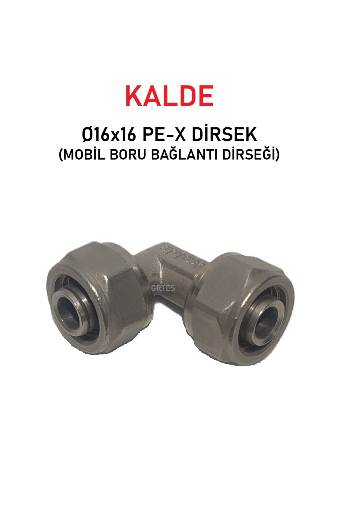 Ø16x16" Sabit Uçlu Pex Dirsek (Mobil Boru Bağlantı Dirseği)