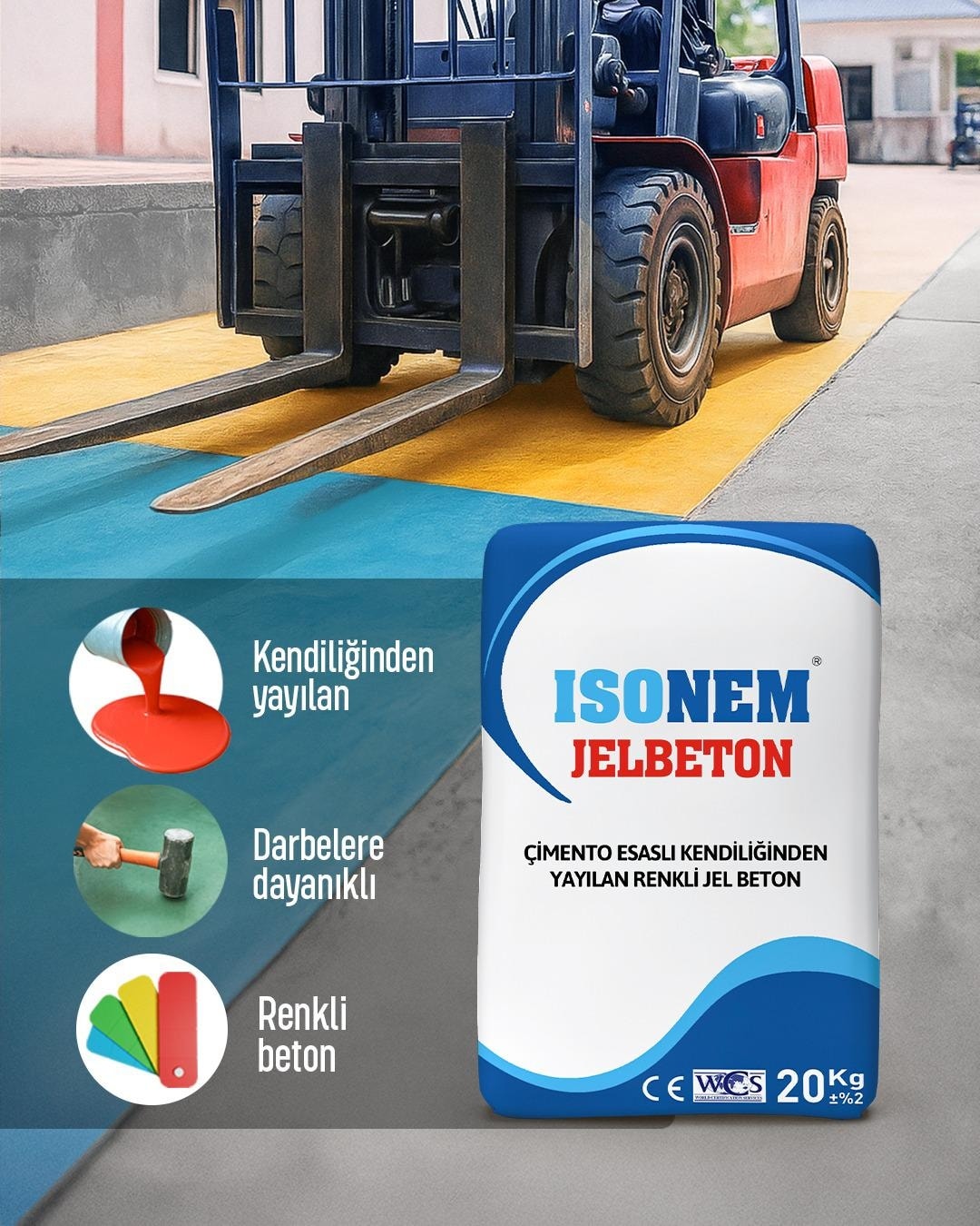 Jelbeton 20 Kğ yeşil