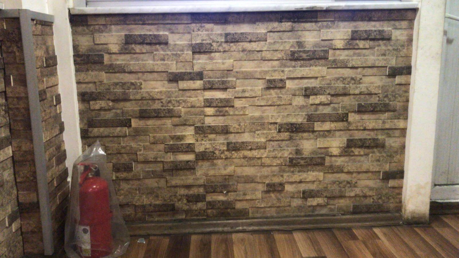 5 Adet (2,5m2) Patlatma Taş Desenli 3 Boyutlu Renkli Strafor Köpük Duvar Kaplama Paneli (PT-205)