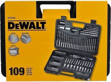 DEWALT DT0109 109 Parça Delme ve Vidalama Aksesuar Seti