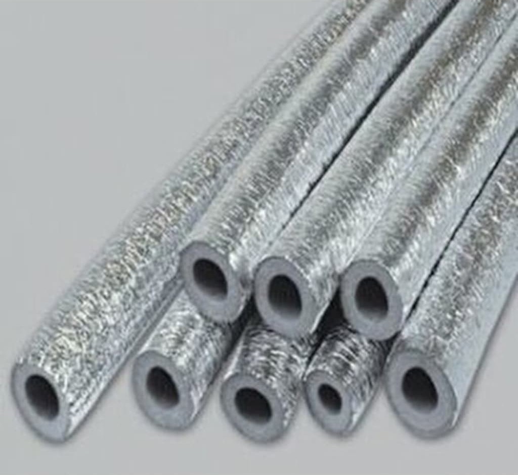 22/10 mm Polietilen Alüminyum Folyolu Izole Boru 1 Metre 50 Adet