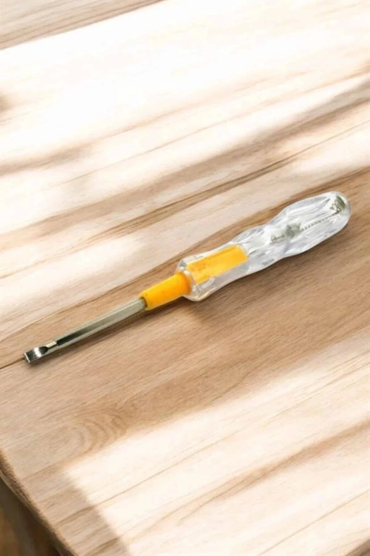 Çift Taraflı Elektrik Kontrol Kalemi Şeffaf Tornida