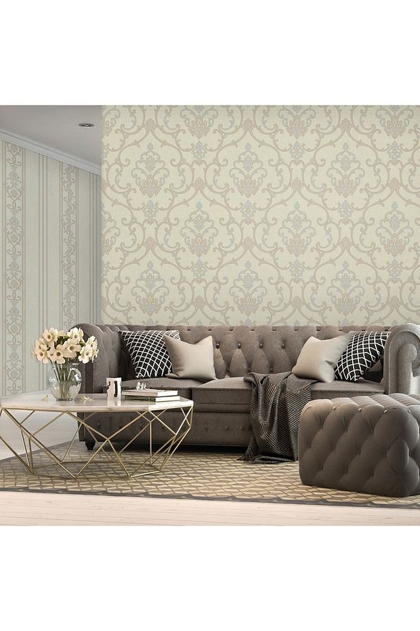 Rumi 6806-1 Klasik Süslemeli Duvar Kağıdı 10,60 M²