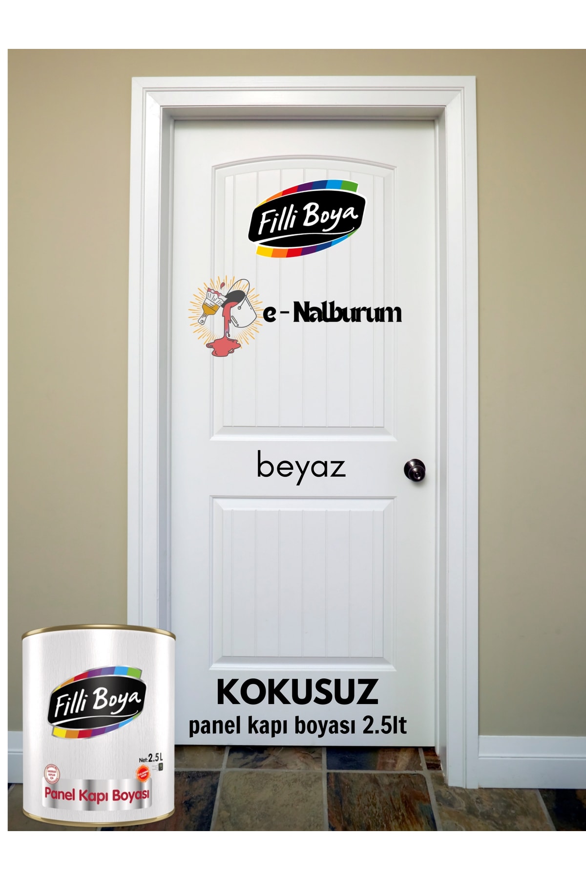 Kokusuz Üstün Dayanımlı Amerikan Panel Kapı Boyası 2.5lt