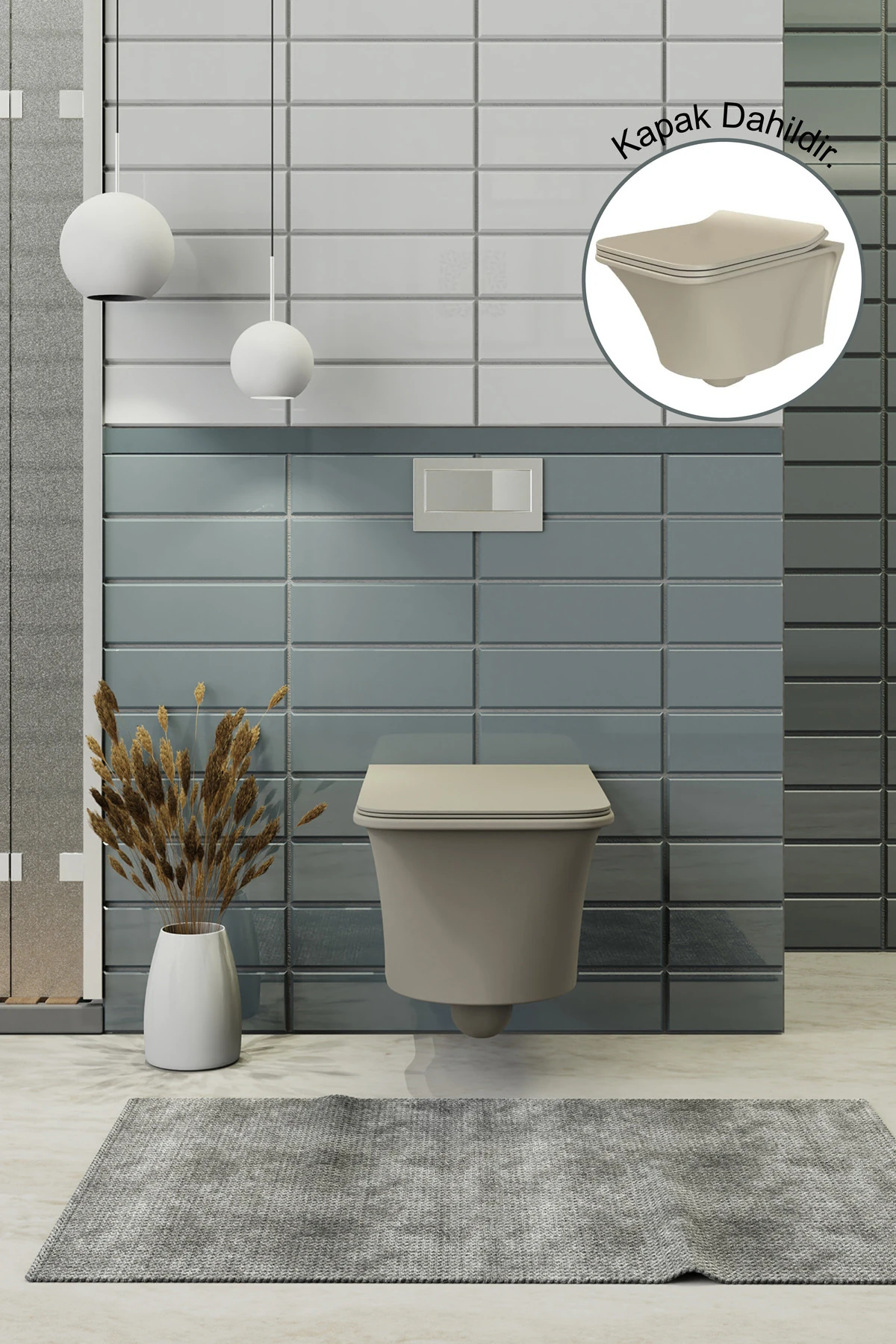 İbiza Asma Klozet + Klozet Kapağı