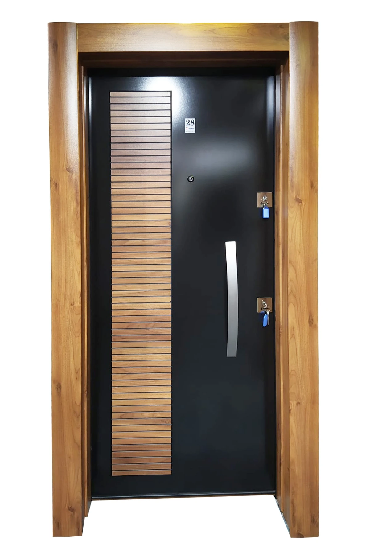 Celik Kapi Ahşap Kaplama Daire Kapısı,