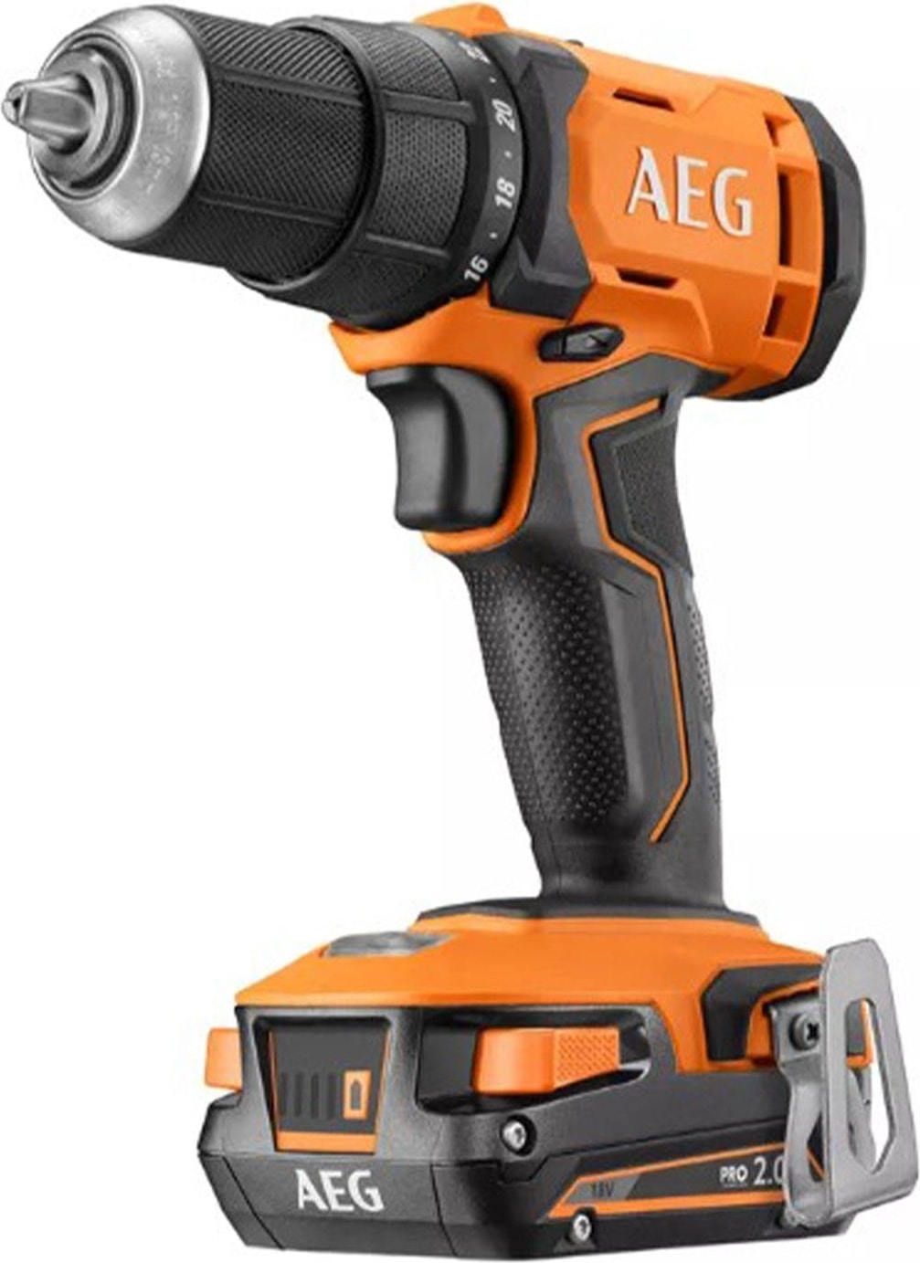AEG  Kömürsüz Darbeli Matkap Çift Akülü BS18G4 202 Vidalama 18V