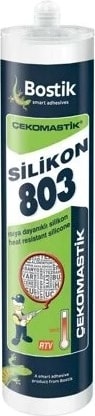 BOSTİK Cekomastik 803 Isıya Dayanıklı Silikon Kırmızı 310 ml (10 Adet)