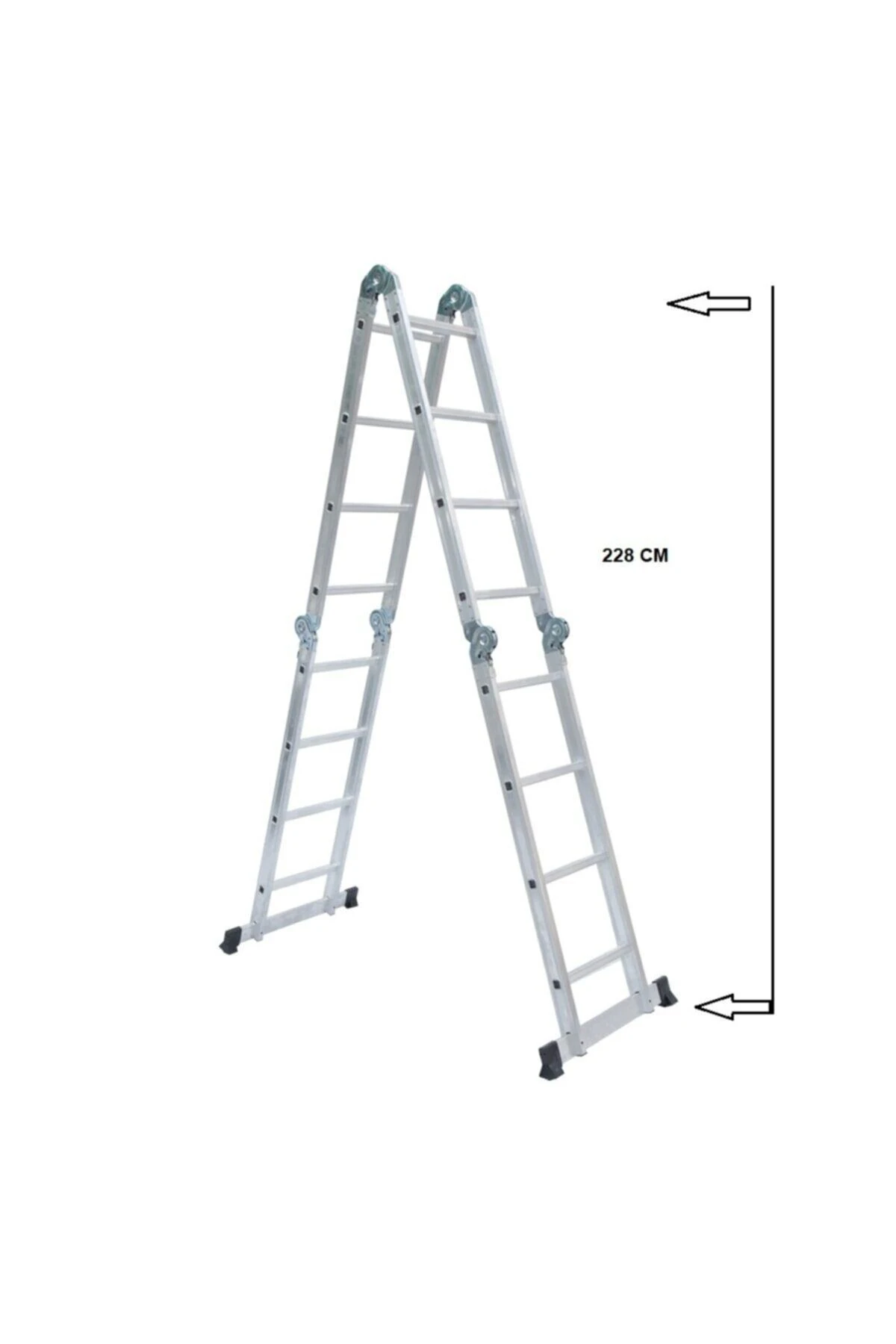 Katlanır Çok Amaçlı Merdiven 4,70 Mt 16 Basamaklı