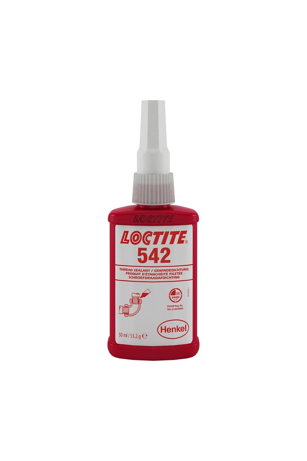 Loctite 542 Orta Mukavemetli Hidrolik Pnömatik Dişli Sızdırmazlığı 50 gr/ml