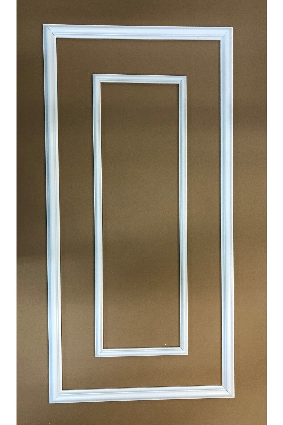 OZKUVVET 60x120 Cm Ve 30x90 Cm, Çerçeve Yapmaya Hazır, Köşeler Kesilmiş Duvar Çıtası