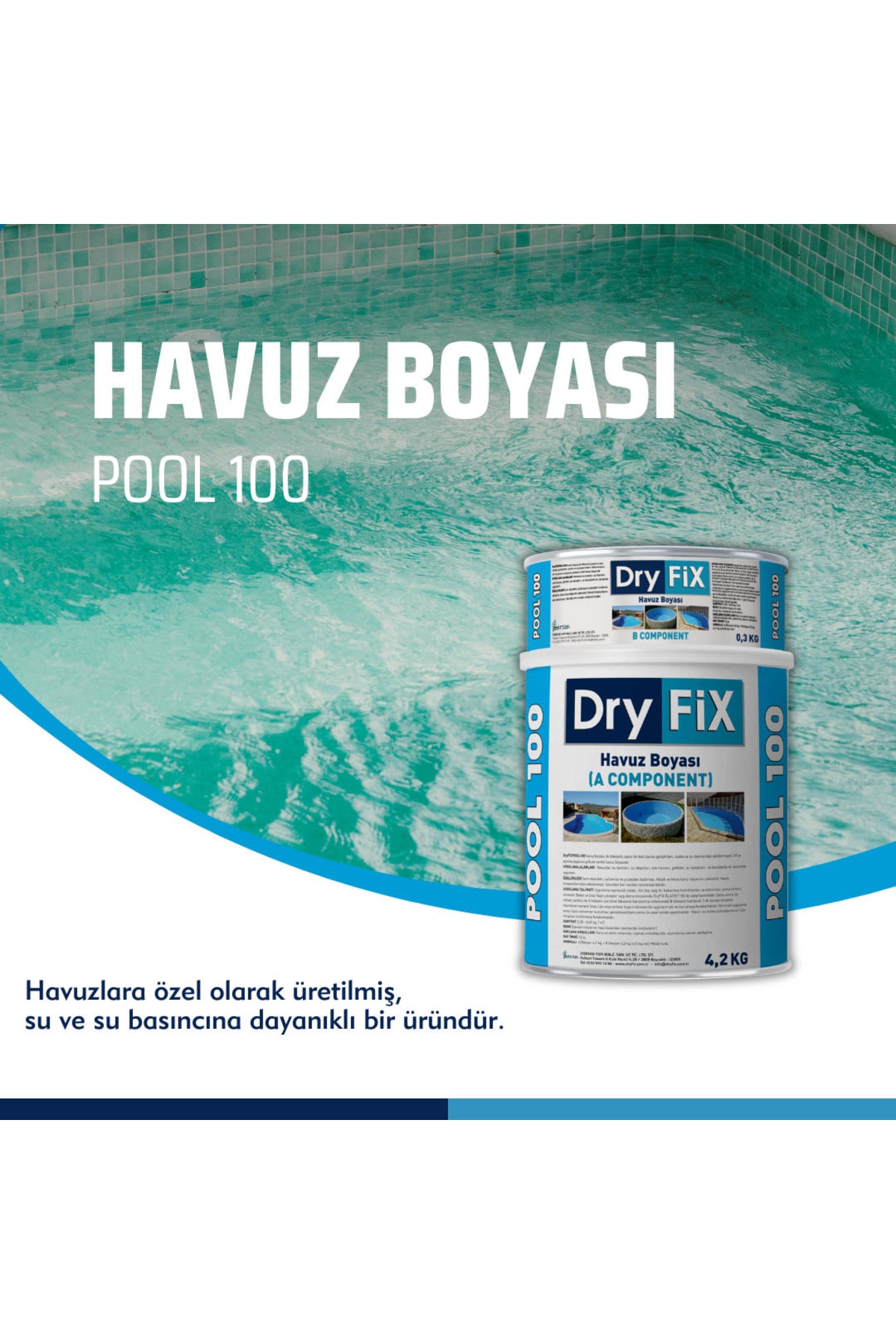 Havuz Boyası 4,5kg/set | Pool 100