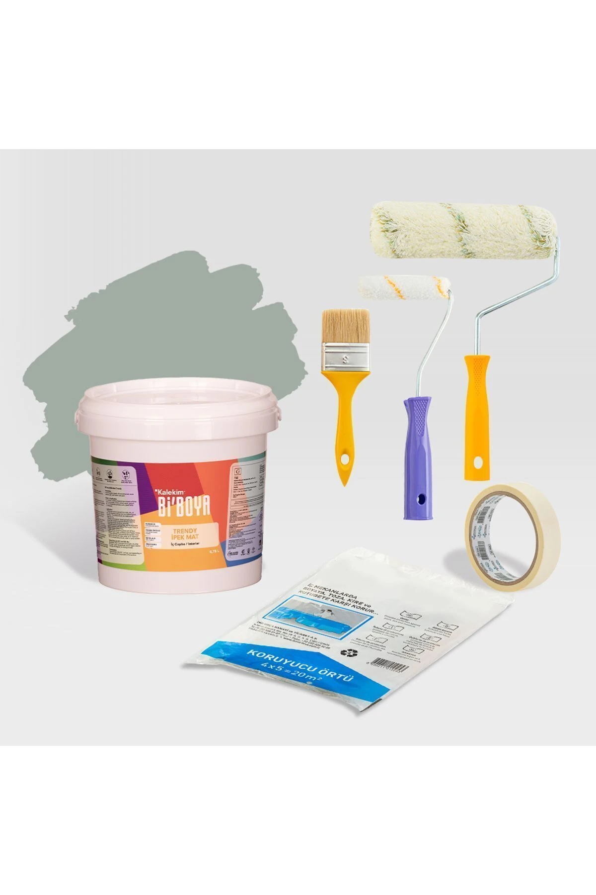 Tek Duvar Boyama Seti Ihlamur