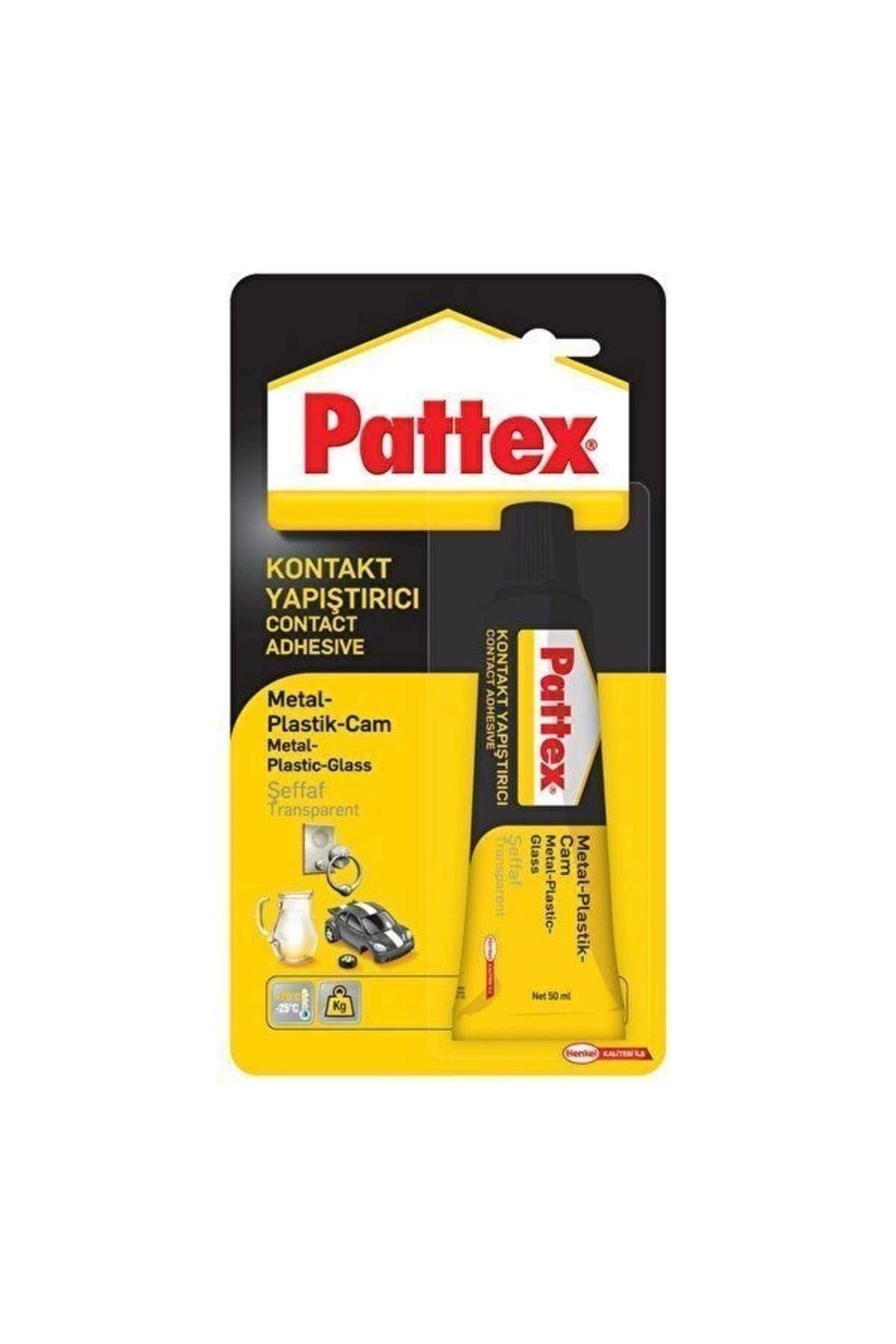 Contact Metal Plastik Cam Yapıştırıcı Şeffaf 50 Gr