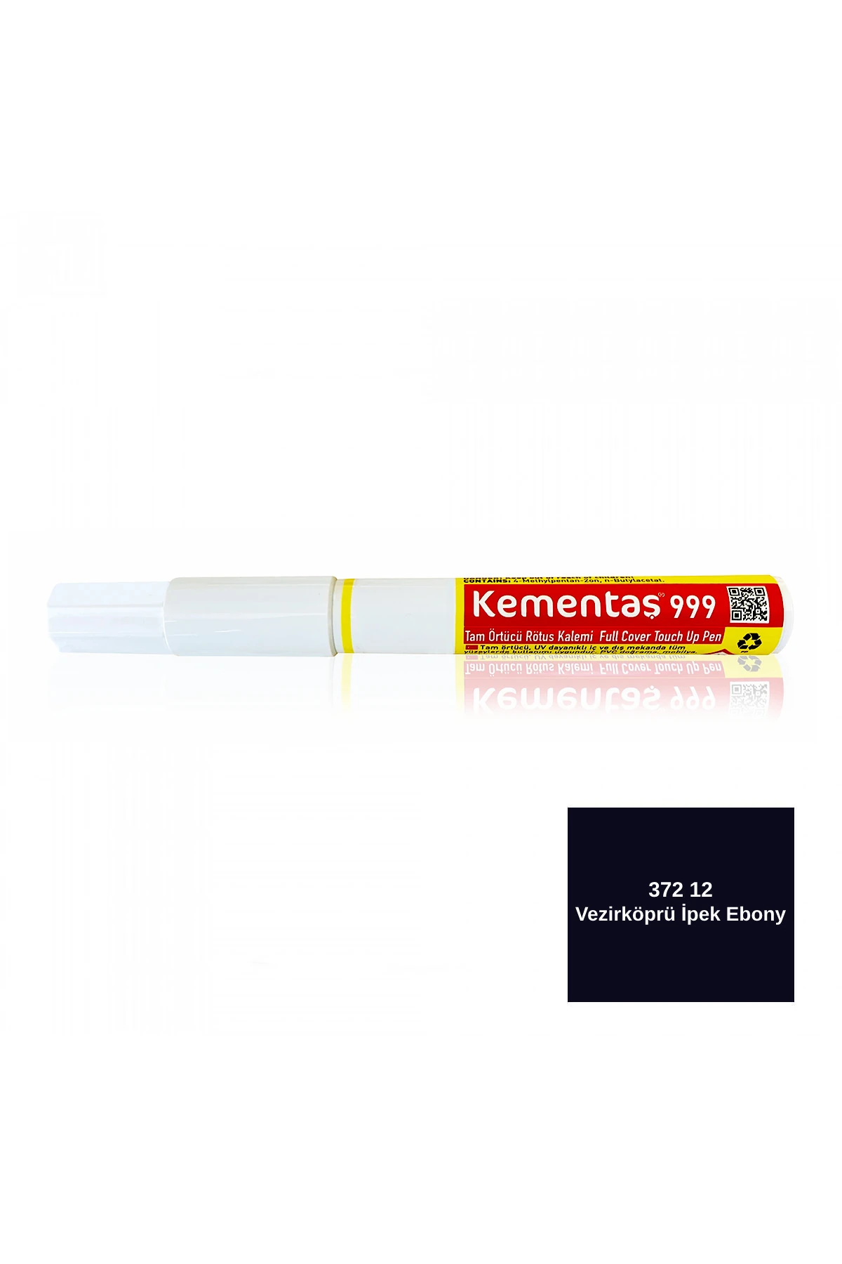 372 12 Vezirköprü Ipek Ebony R.kalemi Tam Örtücü Rötuş Kalemleri
