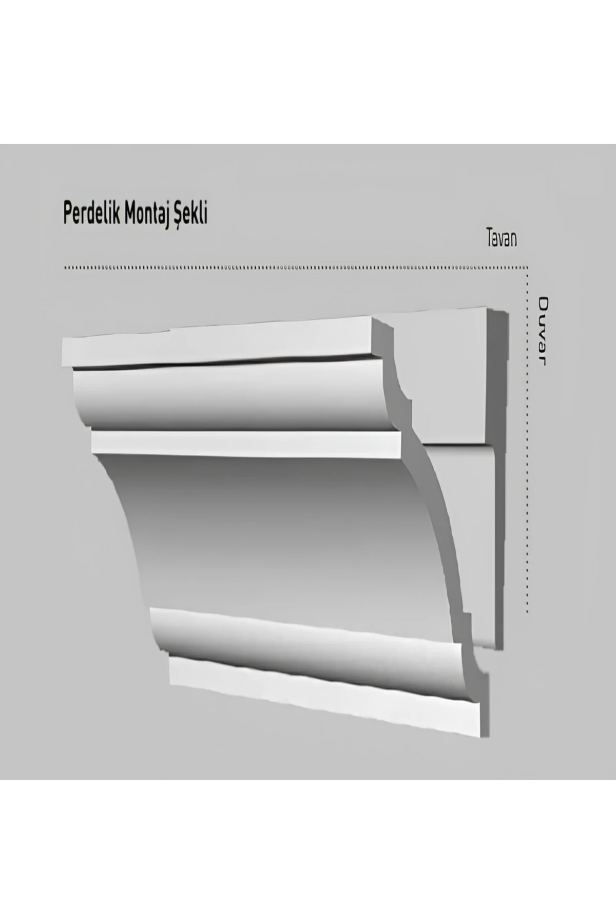 Stropiyer Perdelik 10 Cm 1 Adet 2 Metre