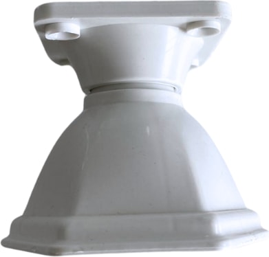 Plastik 6cm Beyaz Dolap Ayağı Masa ve Sehpa Ayağı(Beyaz 6cm)
