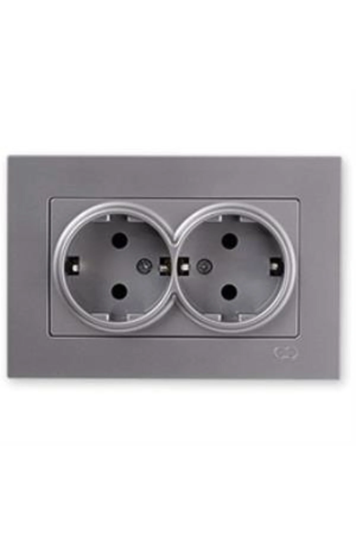 Eqona İkili Topraklı Priz, Gümüş