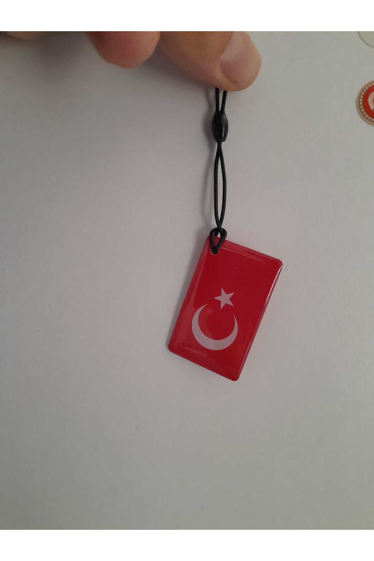 Türk Bayraklı125 Khz Proximity Rfıd Manyetik Anahtarlıklar Akıllı Kilit