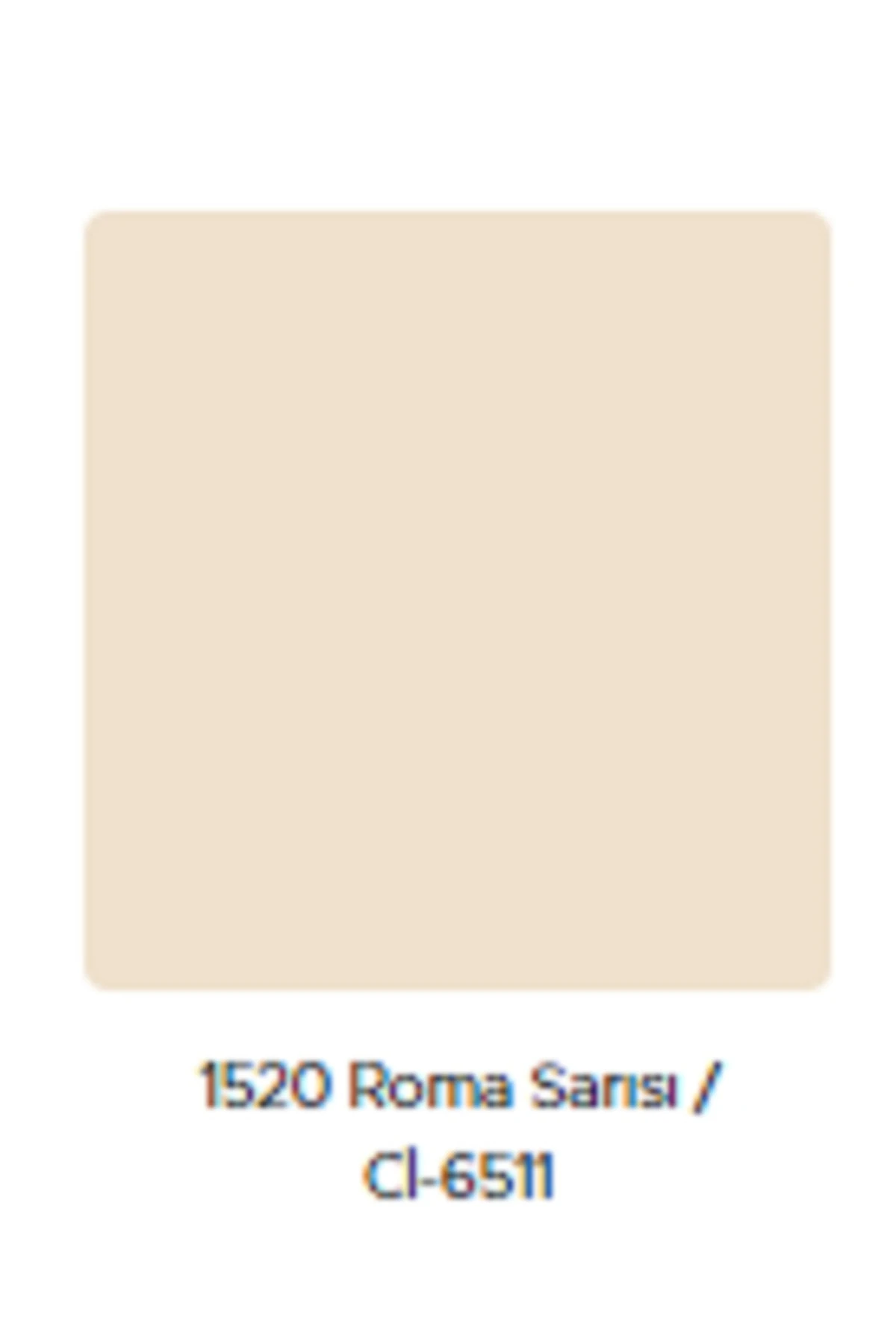 Popüler Plastik Mat Duvar Boyası 10 Kg-roma Sarısı Rengi