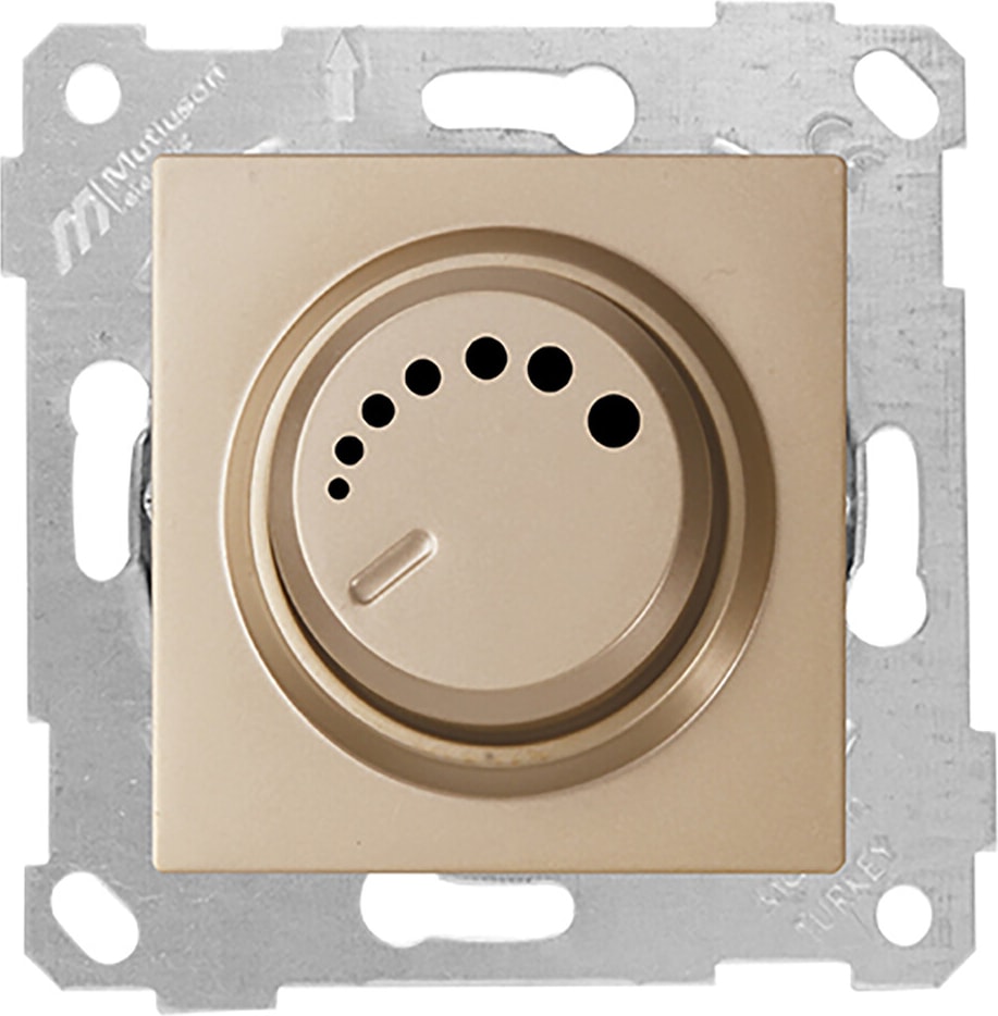 Rita Mekanizmalı 600W Dore Işıklı Dimmer