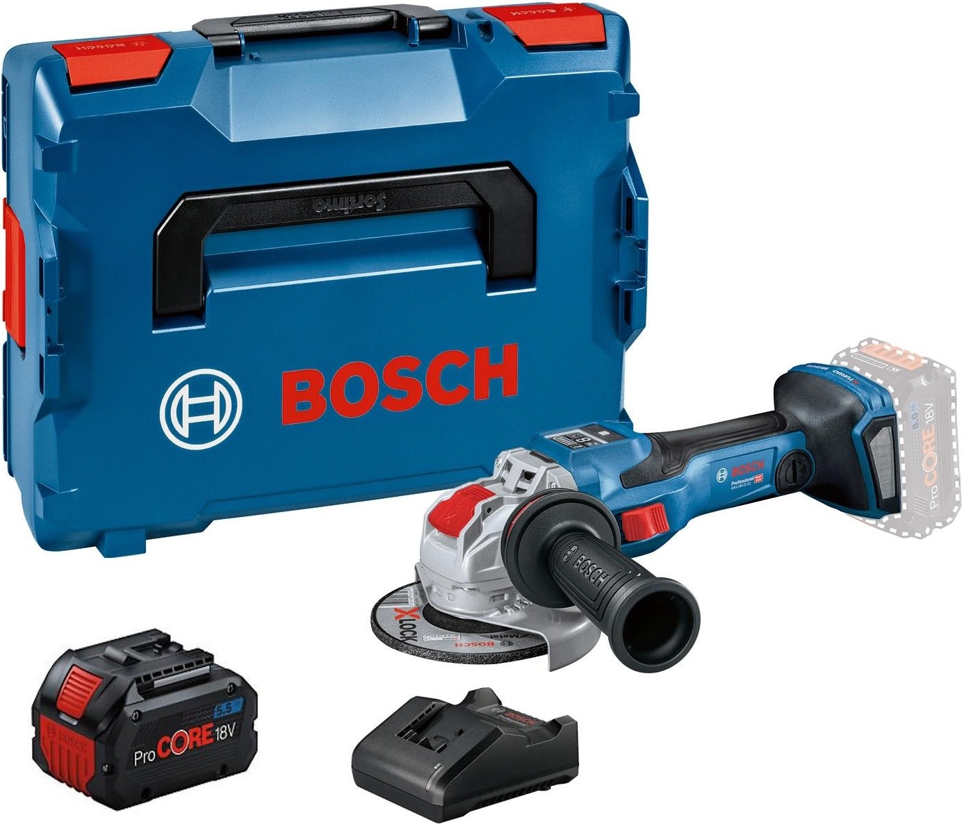 Gwx 18V-15 Sc X-Lock Procore 1X5,5AH Tek Akülü Taşlama Makinesi