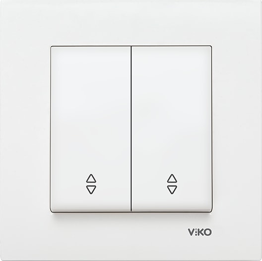 Viko Karre Beyaz Komütatör Vavien Çerçeveli