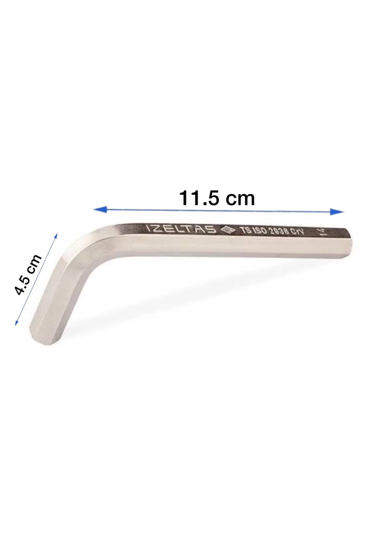 İZELTAŞ Allen Anahtar Altı Köşe Standart Boy 10 mm