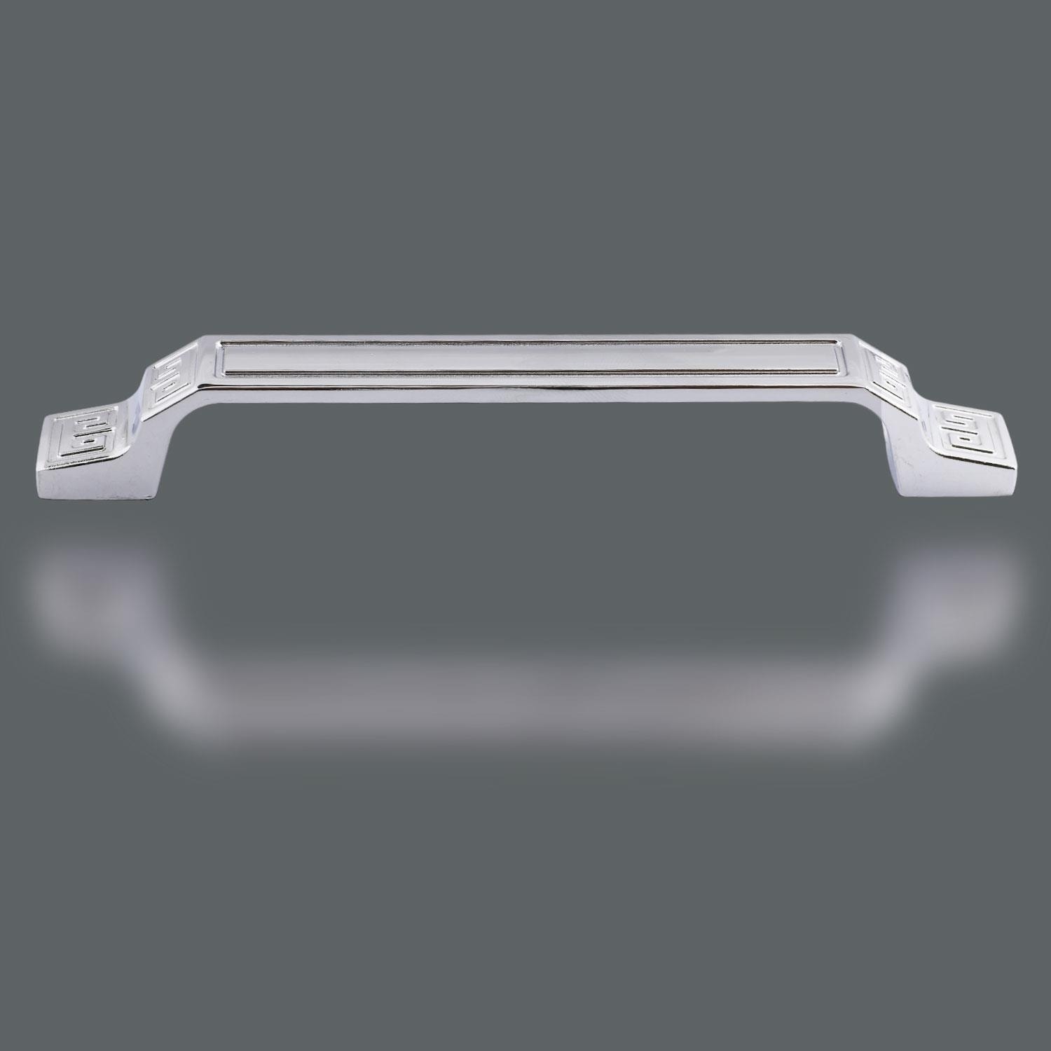 Mobilya Mutfak Dolabı Çekmece Dolap Kulpu Düz Metal Kulpları Kulbu Kulpu (128 Mm-12.8 Cm) Krom