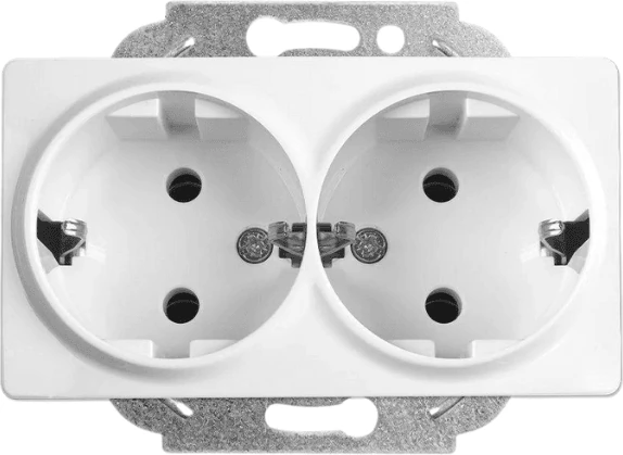 Linnera Ikili Topraklı Priz Beyaz 90440056 (Çerçeve Dahil) (2 Adet)