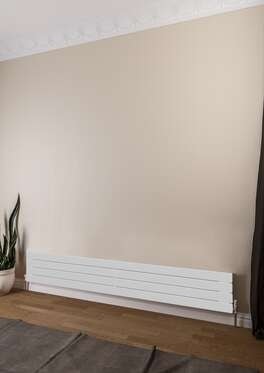 Teos Yatay Çelik Radyatör 1800X295 Pütürlü Beyaz (Ral 9016)
