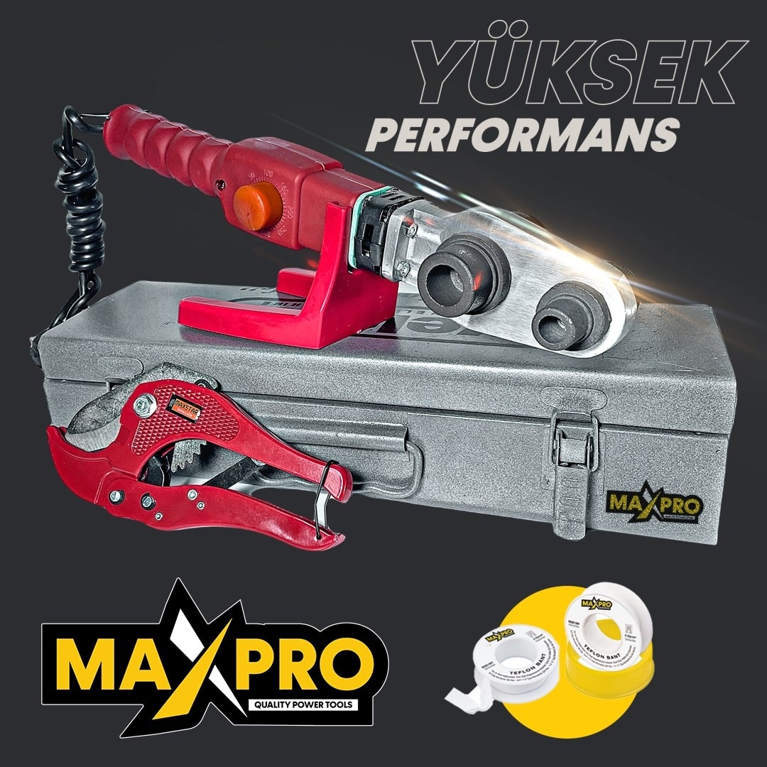 Maxpro Yükse Kalite Kaydırmaz Kalınlaştırılmış Panel Pprc Boru Kaynak Mini Makina Seti Teflon