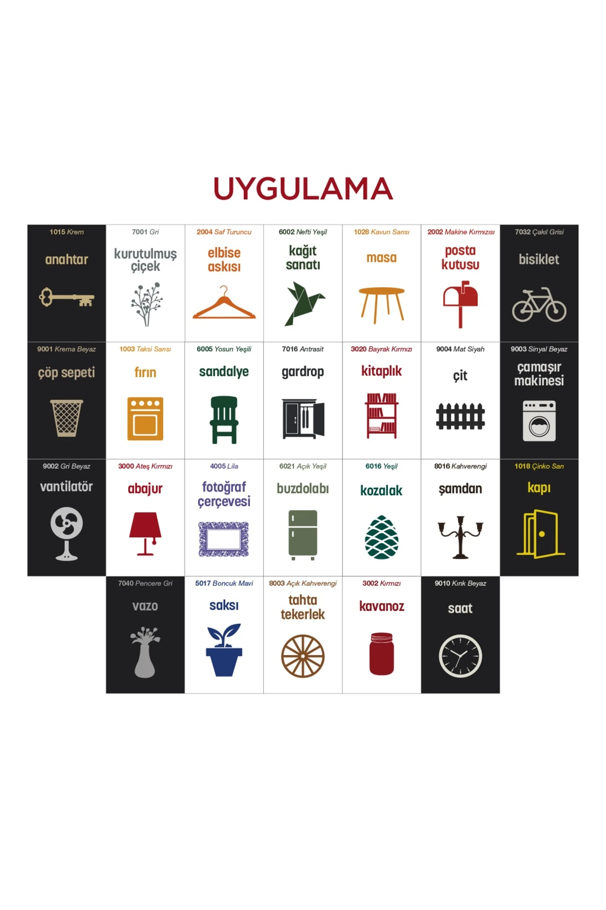 Akrilik Ateş Kırmızısı Sprey Boya 400 ml - RAL 3000