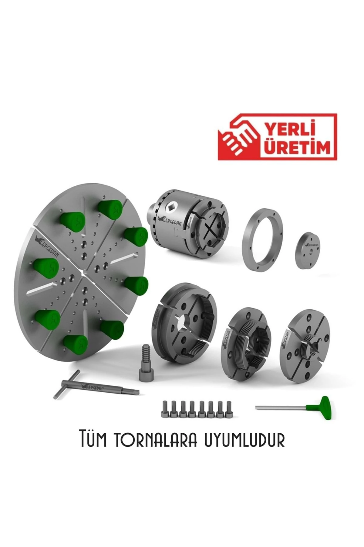 Ahşap Torna Aynası G100 Set 3 M33