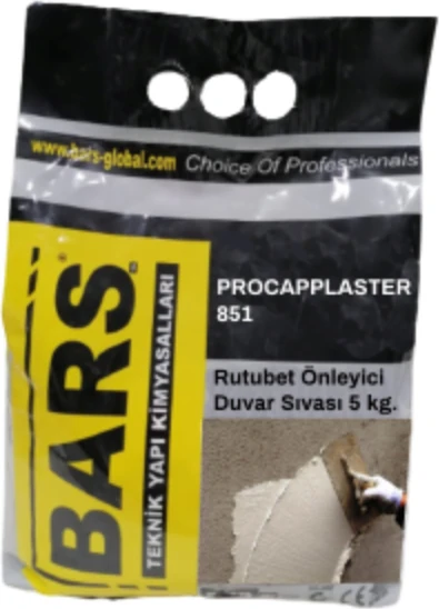 Rutubet Önleyici Duvar Sıvası 5 Kg.