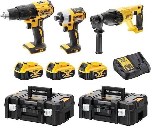 DCK369M3T 18V Xr 4.0AH Lı-Ion Kömürsüz Kombinasyon 3 Parça Kit