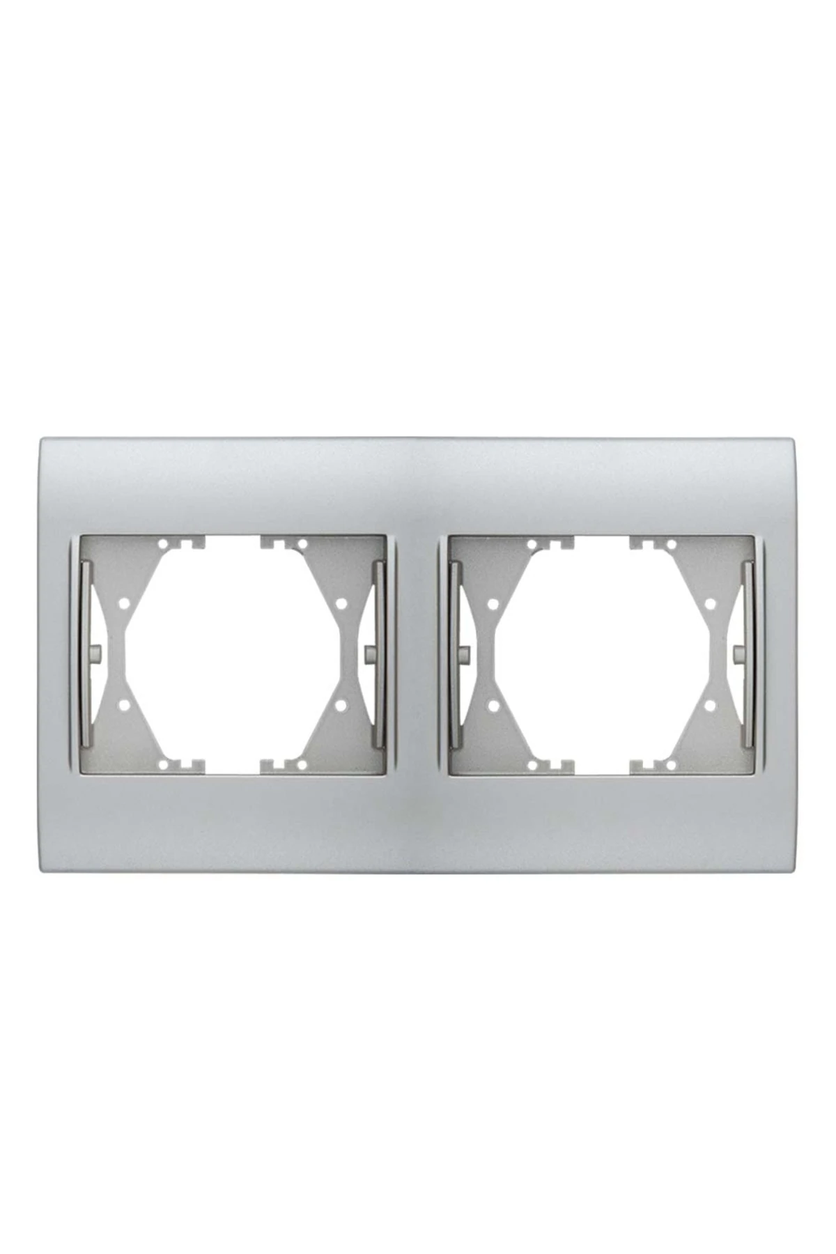 Viko Panasonic Thea Blu Chrome Matt Beyaz Ikili Çerçeve