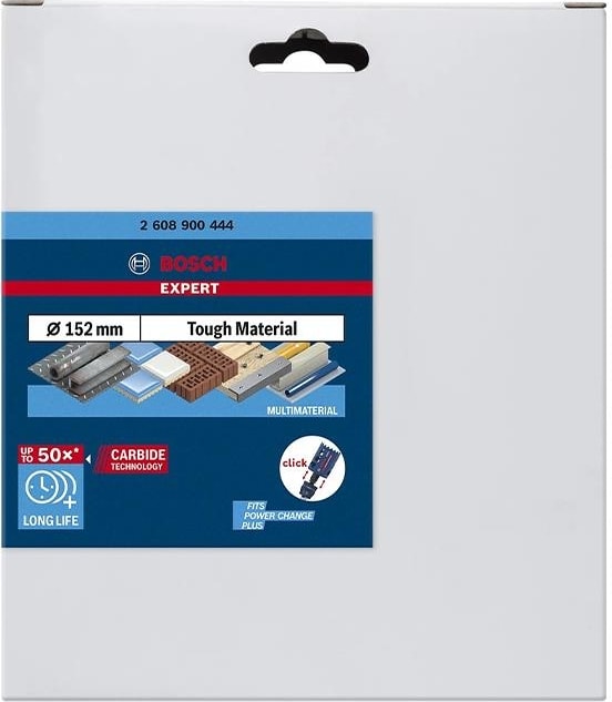 BOSCH 152 mm Expert Sert Malzemeler Için Panç 2608900444