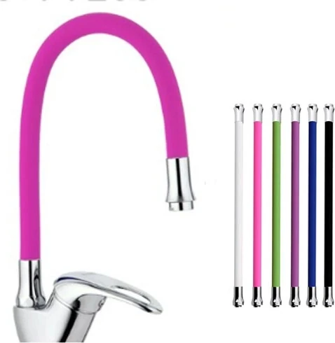 Mix Kuğu Mutfak Evye Batarya Renkli Oynar Başlıklı Pembe