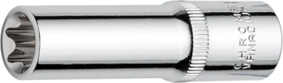 3/8" Dış Torx Derin Lokma Anahtar-E12 / Kartlı C16D-12X