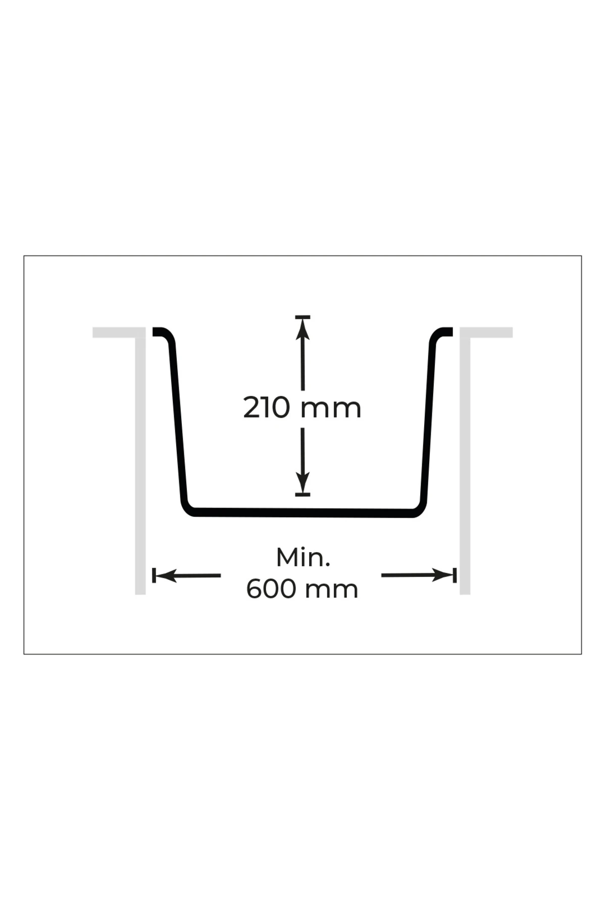 RealStone K012 Gordion 60 Granit Evye – Siyah, Tek Hazneli, Tezgah Altı / Üstü, 60x47,5 cm