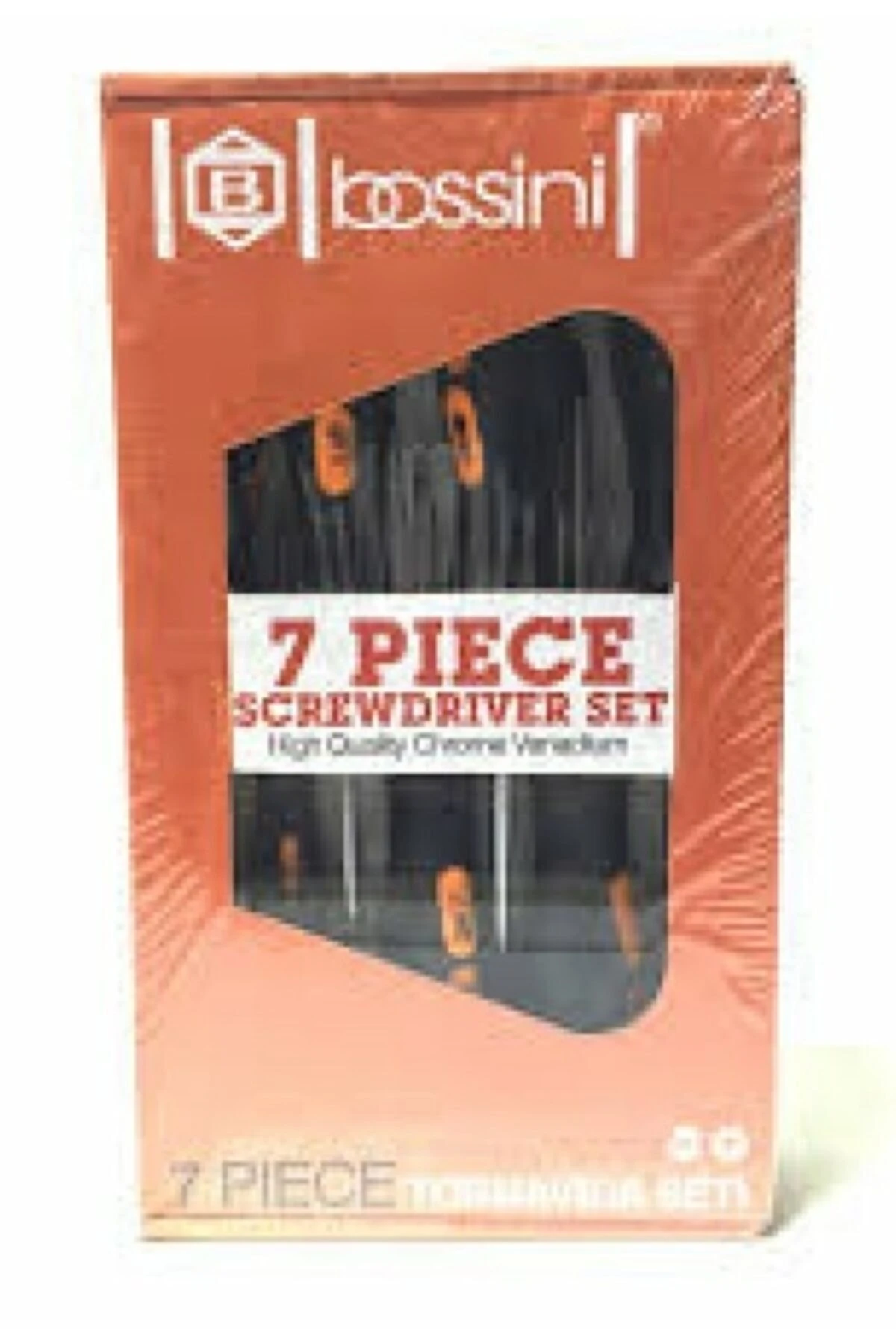 Bossini Tornavida Seti 7pcs Siyah Turuncu