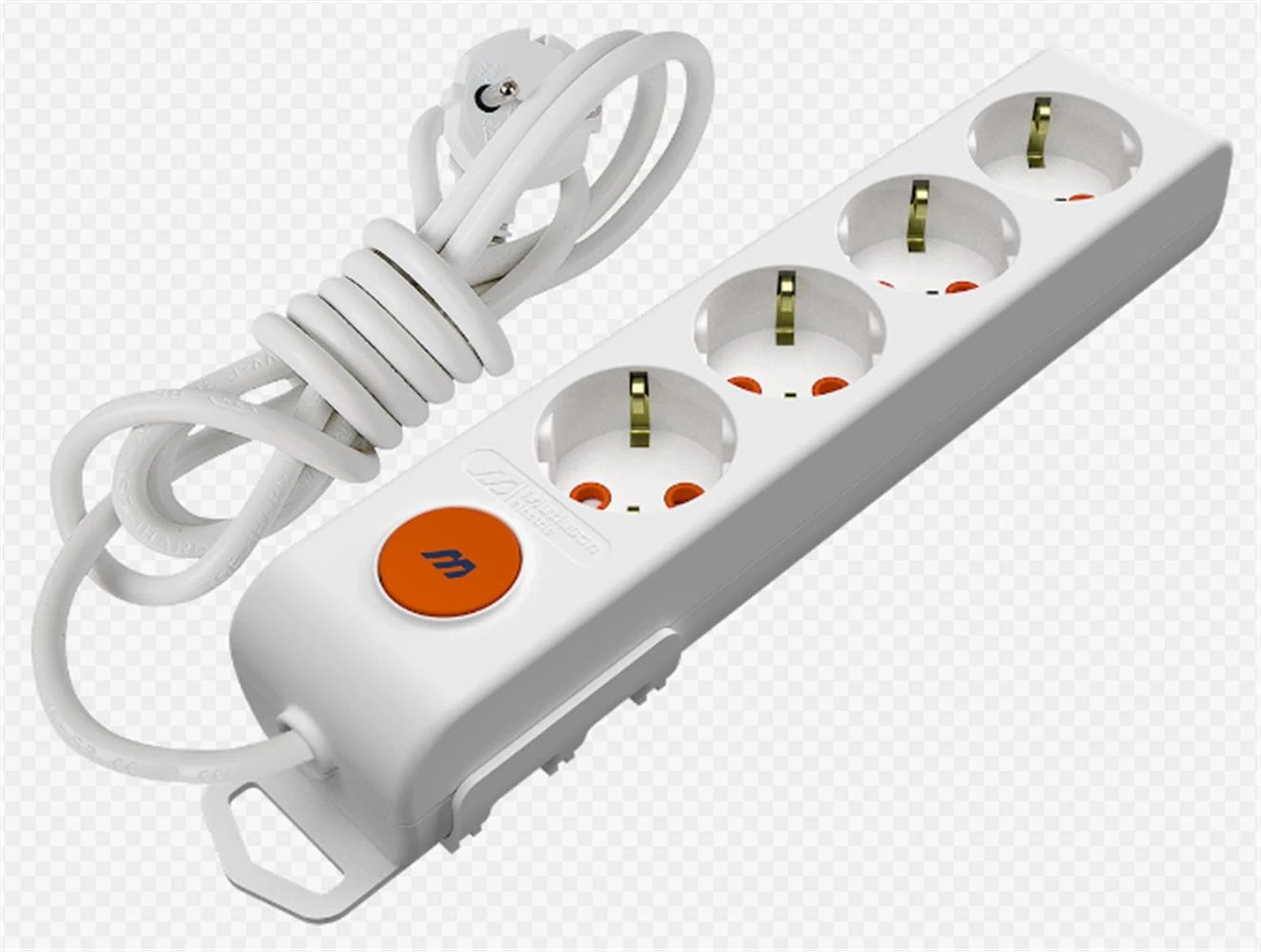 Mutlusan Rı-Tech 4lü 3mt Anahtartopraklı Grup Priz (001 175 420002 03 00)