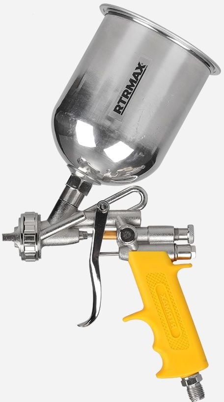 RTRMAX Havalı Boya Tabancası Üstten Depolu 1.8 mm 600 ml Depo