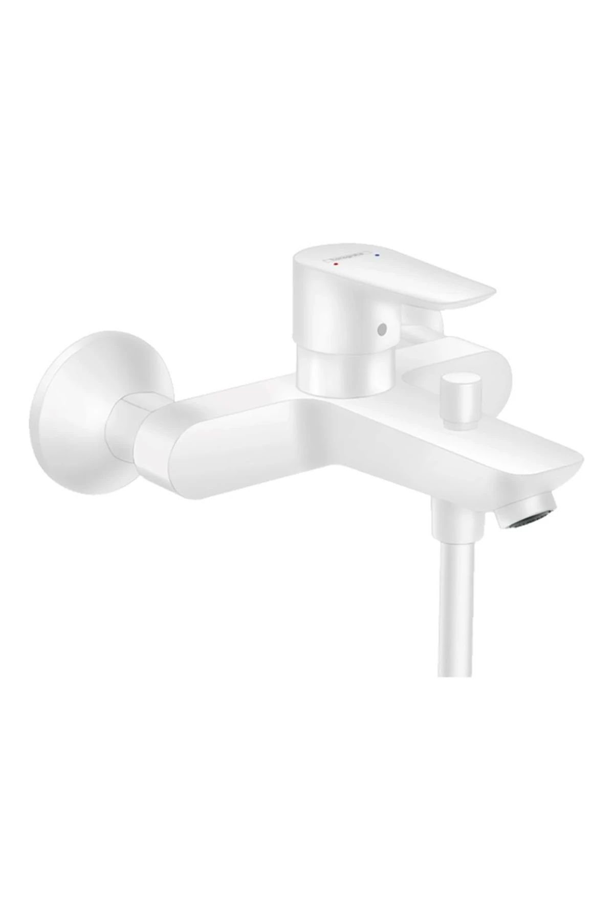 Talis E Tek Kollu Banyo Bataryası Aplike, Satin Beyaz