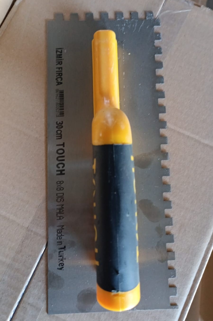 İZMİR FIRÇA Kare Dişli Açık Pls Sap 30 cm Touch (8x8) Seramik Malası