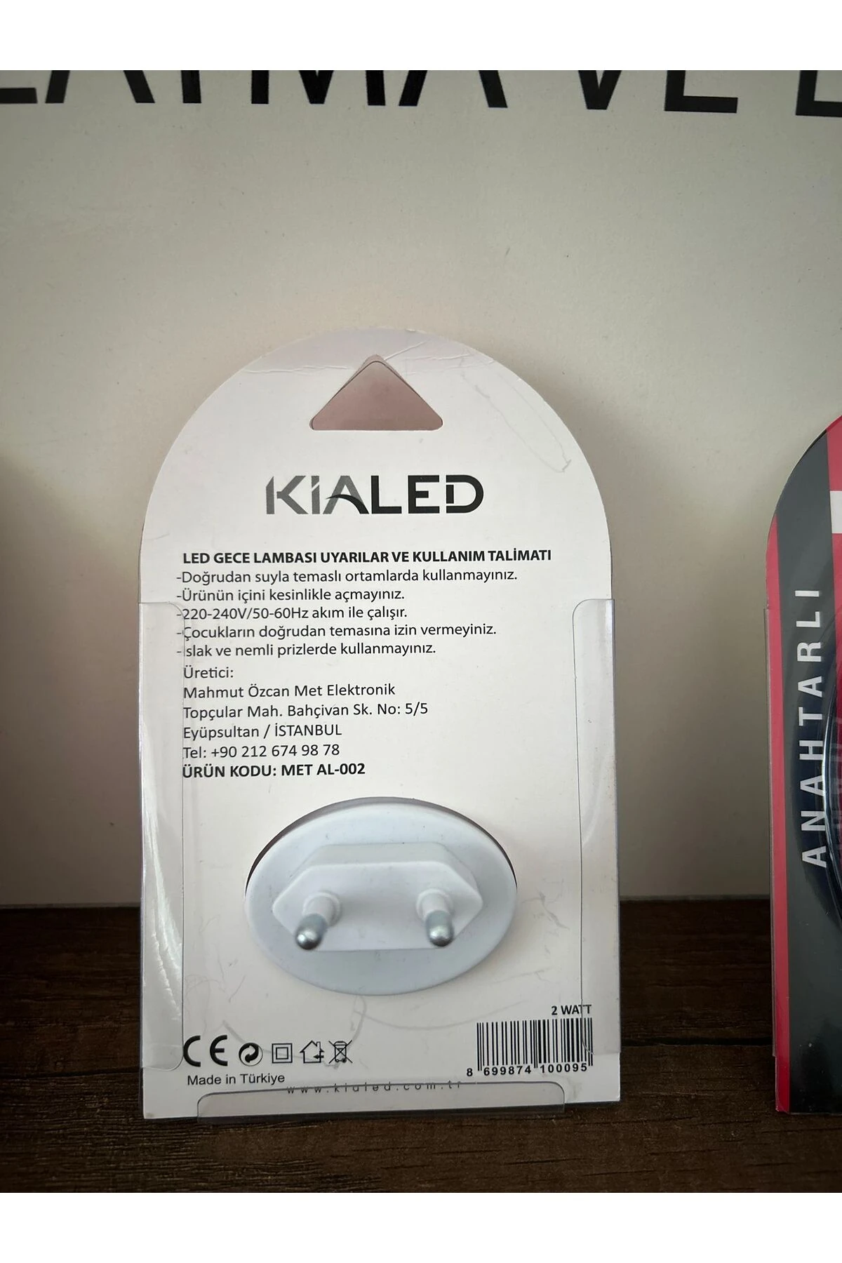 FİŞLİ ANAHTARLI MOUSE GECE LAMBASI