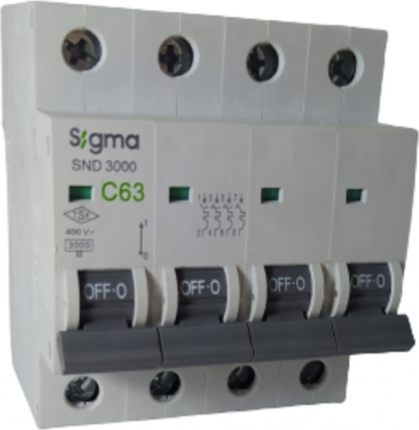 4 x 63A C/3ka W Otomati̇k Si̇gorta Si̇gma