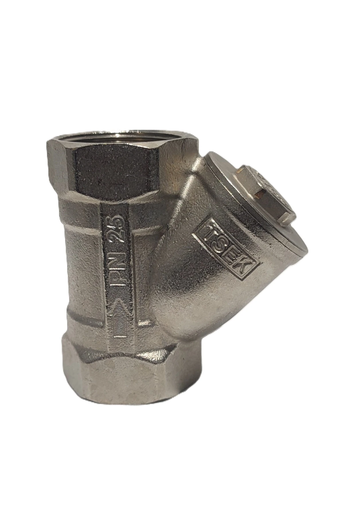 11/2" Sarı / Krom Pislik Tutucu Su Filtresi Dn40 - Threaded Strainer